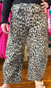 Avenue Leopard Barrel Jeans