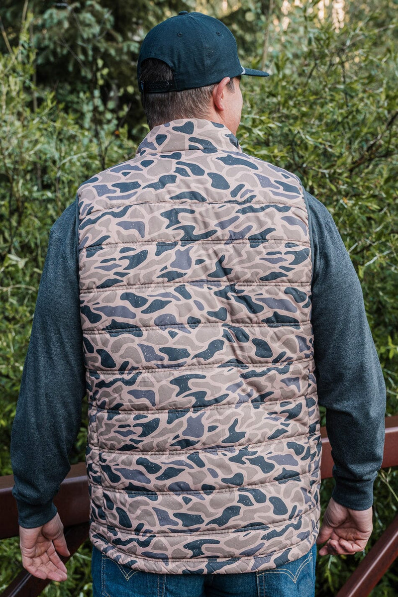 Burlebo- Gauge Camo Puffer Vest