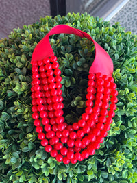 Marla Faceted Bead Statement Necklace