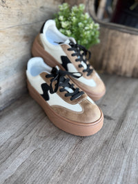 Corky's Tan Pop Off Sneakers