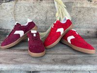 Corky's Wine Faux Suede Spoiler Alert Sneakers