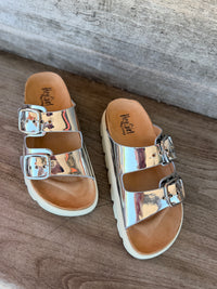 Corkys Rumor Has IT - SILVER MIRROR METALLIC