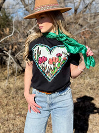 Lauren's Western Heart t-shirt