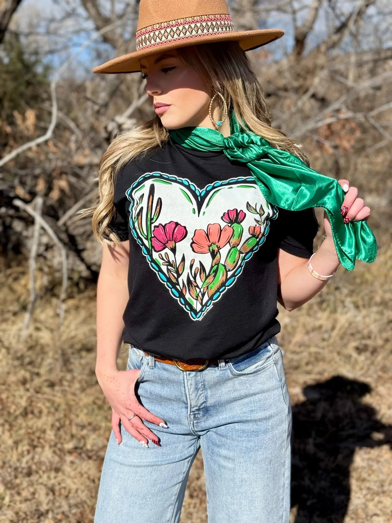 Lauren's Western Heart t-shirt