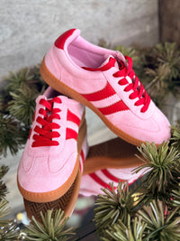 Corky's Heads Up Red/Pink Combo Sneaker