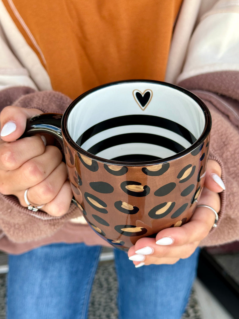 But First Coffee Cheetah Mug