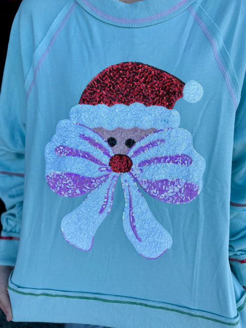 Santa Bow Pullover