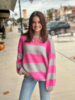 Katie Stripe Knit Sweater