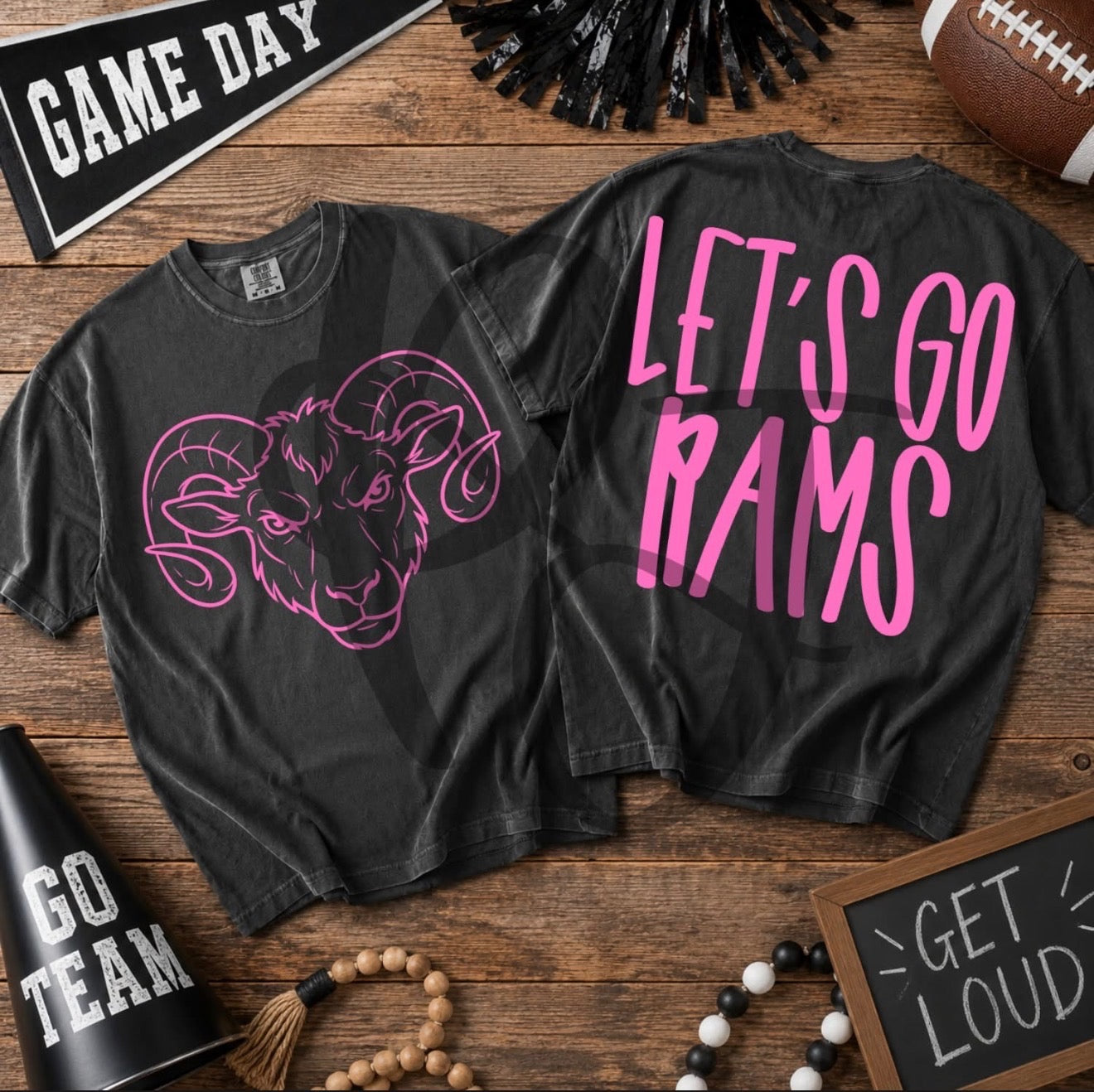 Let's Go Pink Out Mascot {Pre-order}