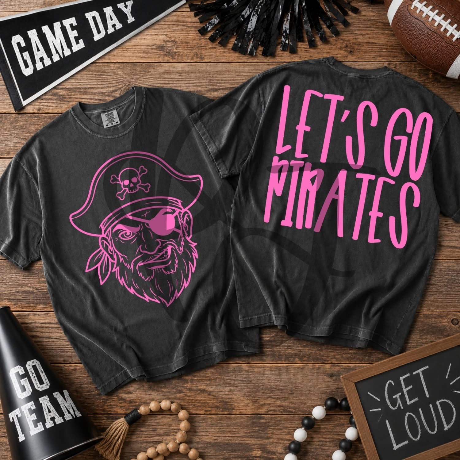 Let's Go Pink Out Mascot {Pre-order}