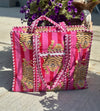 Eye of the Tiger Quilted Tote