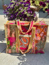 Eye of the Tiger Quilted Tote