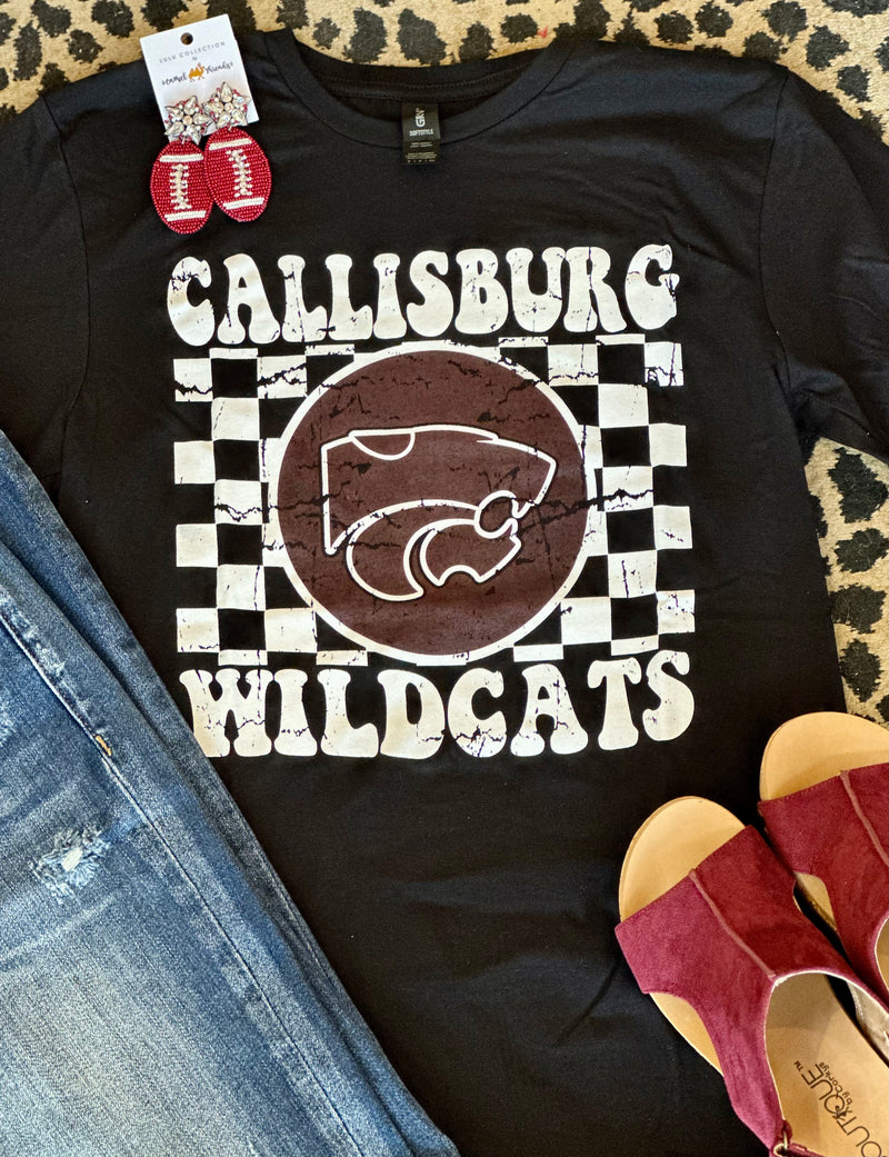 Checkered Wildcats T-Shirt