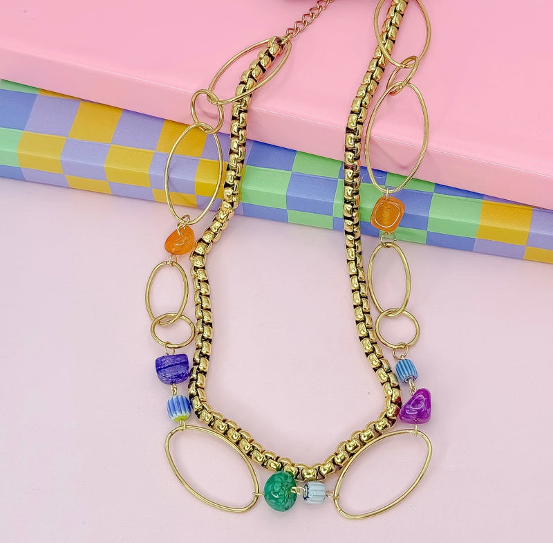 In the Moment Double Layered Necklace