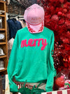 Merry Script Sweater