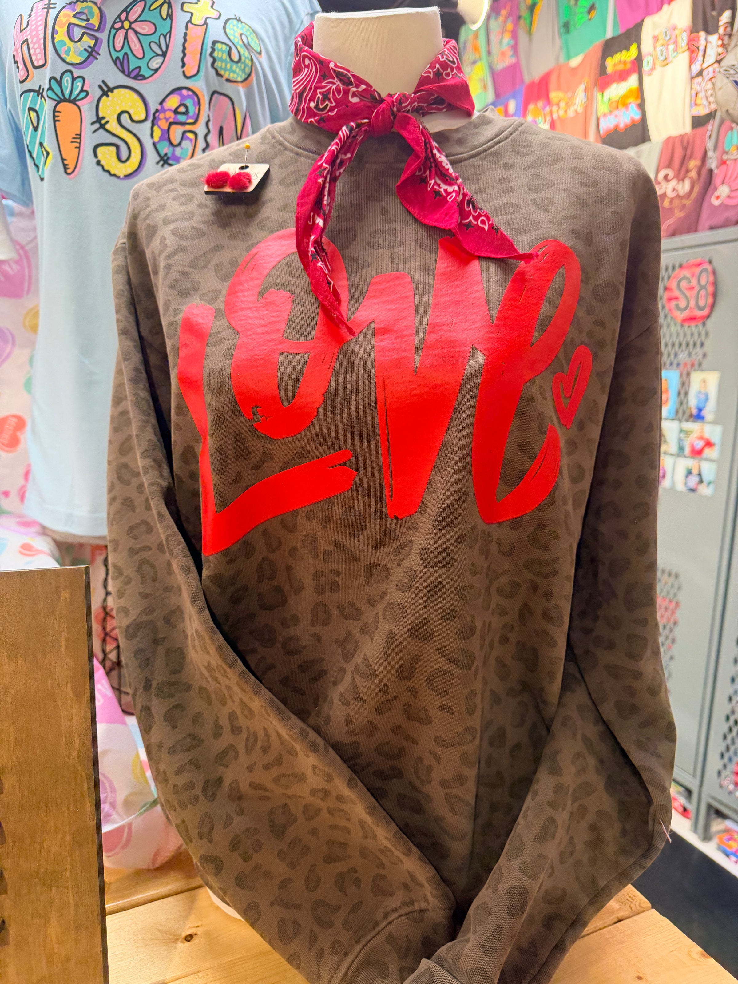 Leopard Love Sweatshirt