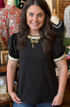High Contrast Top