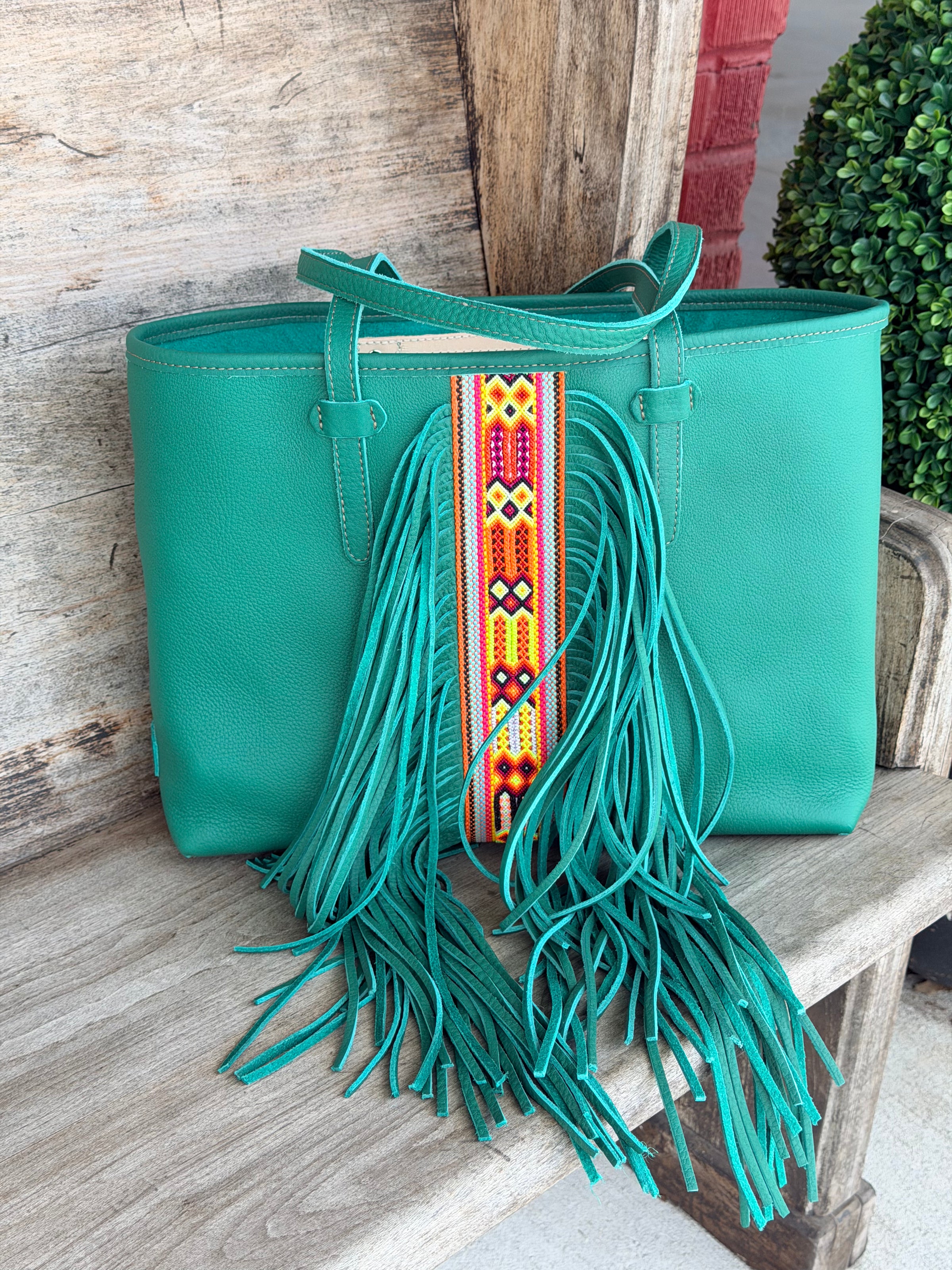 Consuela Teal Breezy Fringe