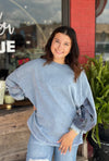 Washed Denim Top