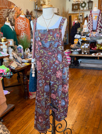 Jessa Floral Overalls