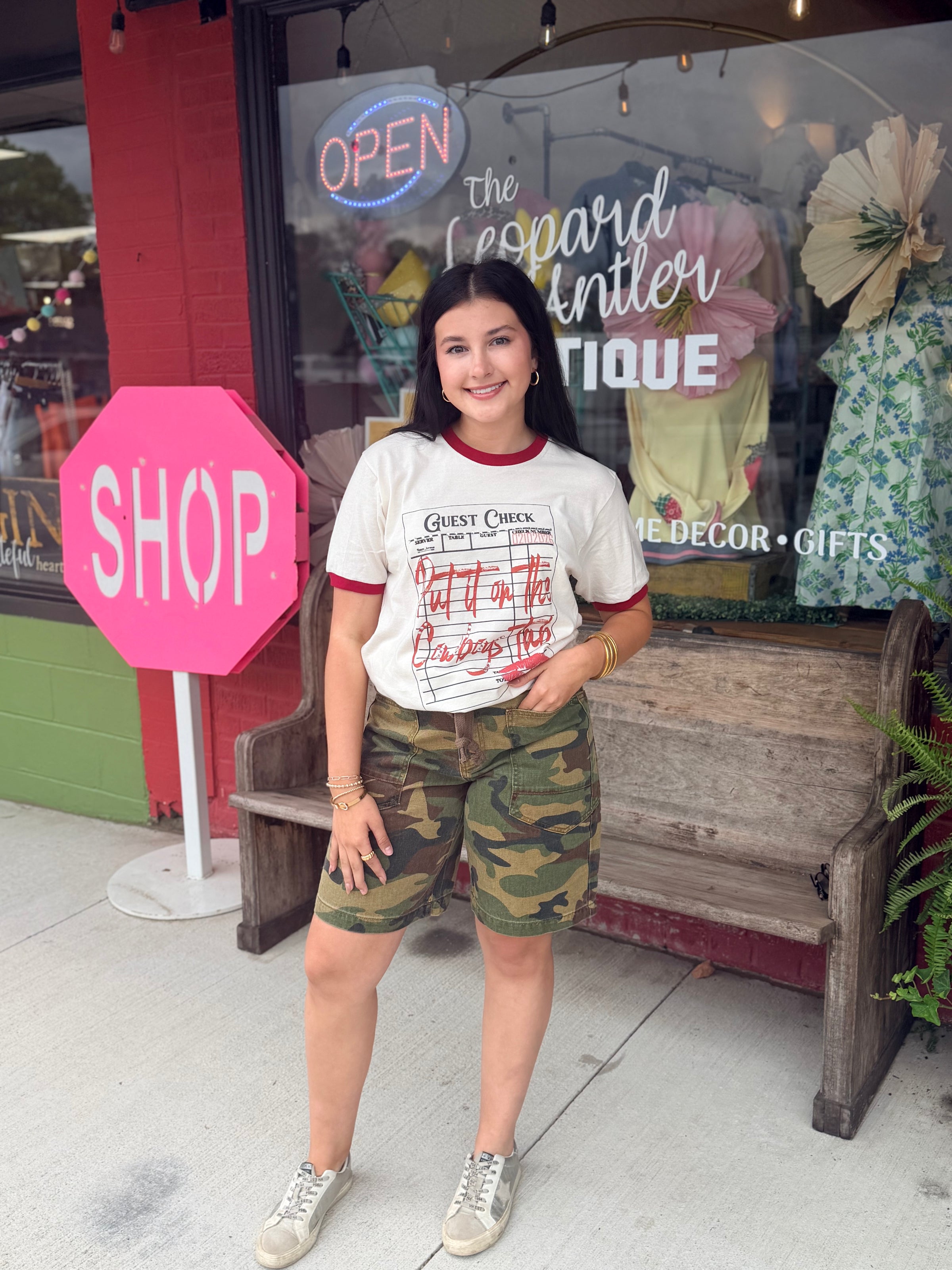Camo Sargent Shorts