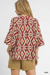 Burgundy Breeze Top