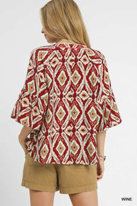 Burgundy Breeze Top