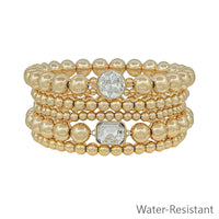 Water Resistant Stretch Bracelet Set