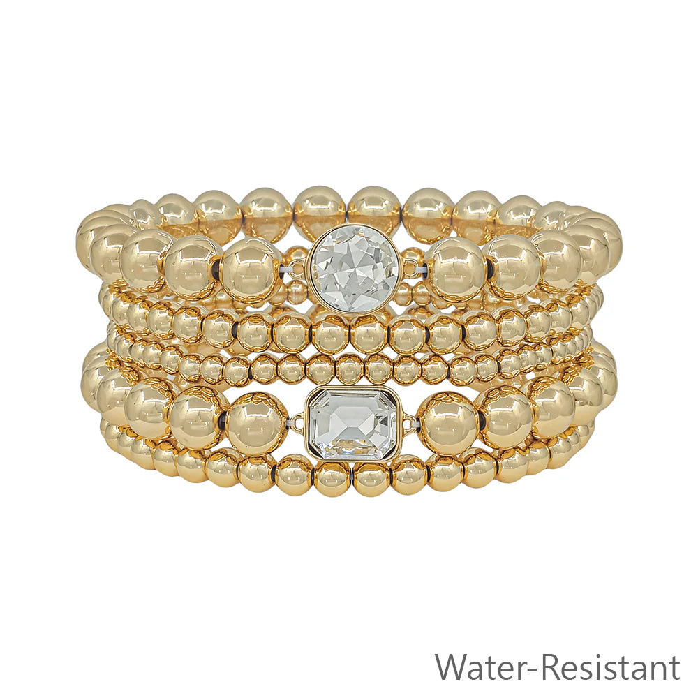 Water Resistant Stretch Bracelet Set