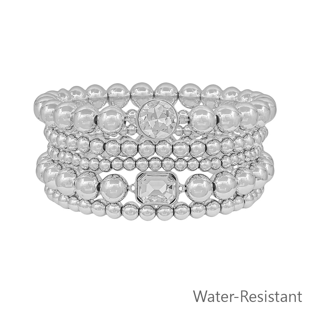 Water Resistant Stretch Bracelet Set