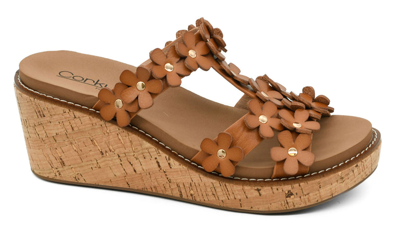 Corkys Mic Drop Sandals - Cognac