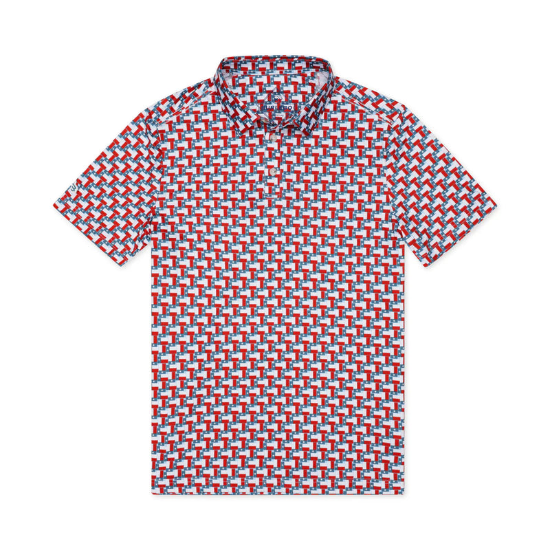 Burlebo - Texas Flag Performance Polo