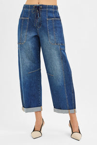 Kodi Cargo Barrel Crop Jeans