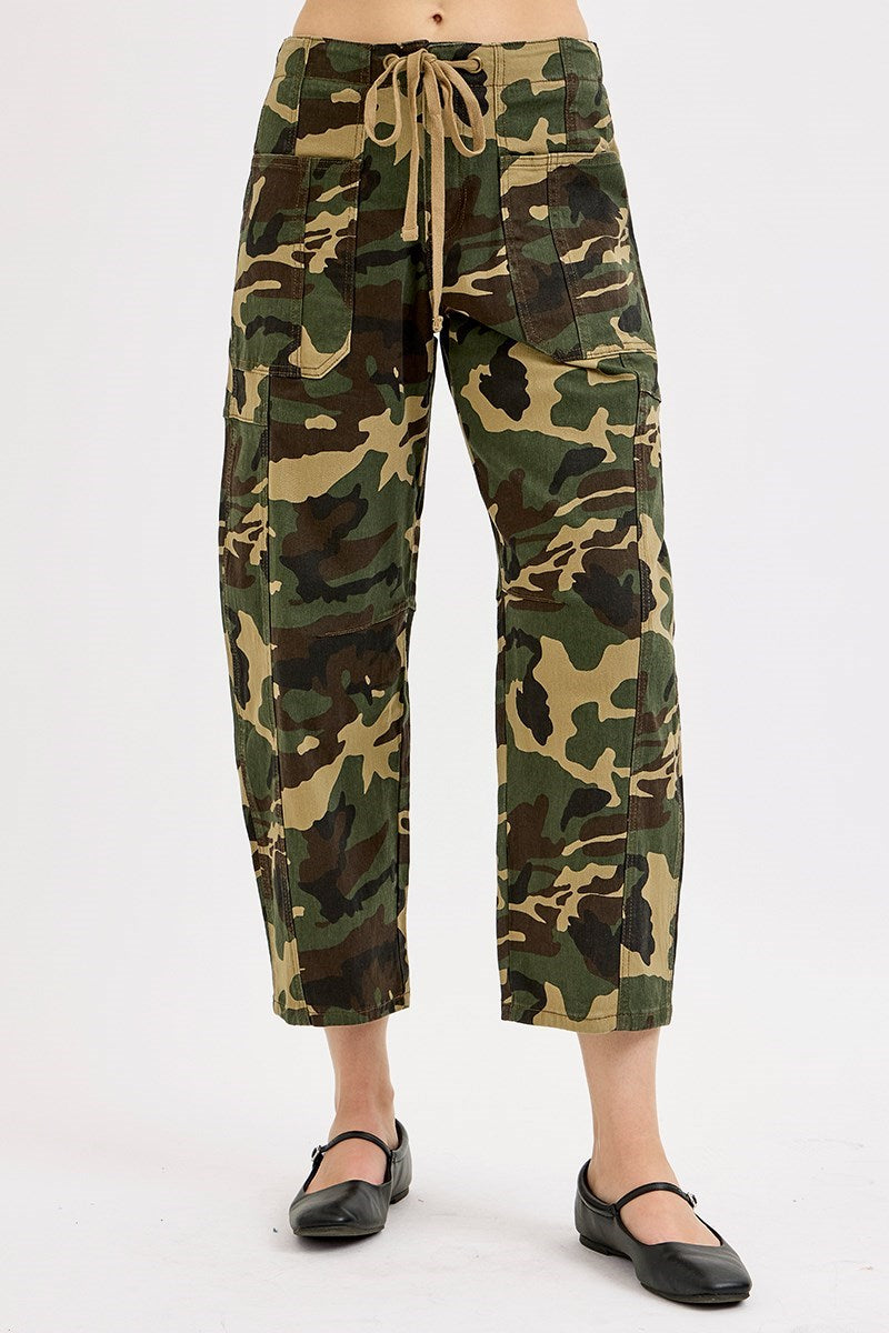 Commander Camo Barrel Pants by Risen