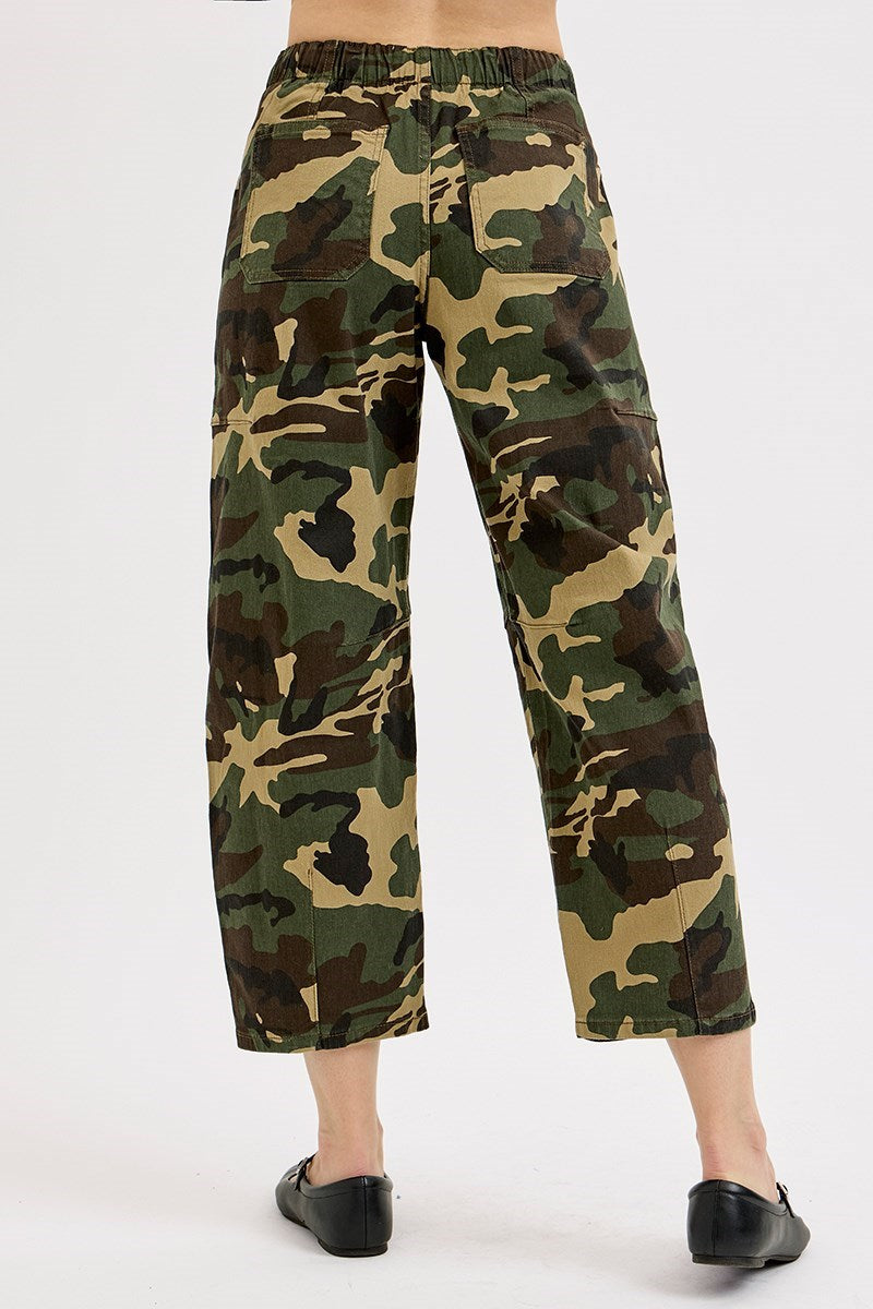 Commander Camo Barrel Pants by Risen