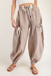 Striped Drawstring Jogger Pant