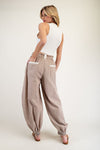 Striped Drawstring Jogger Pant