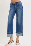 Carolina Cuff Mid Rise jeans