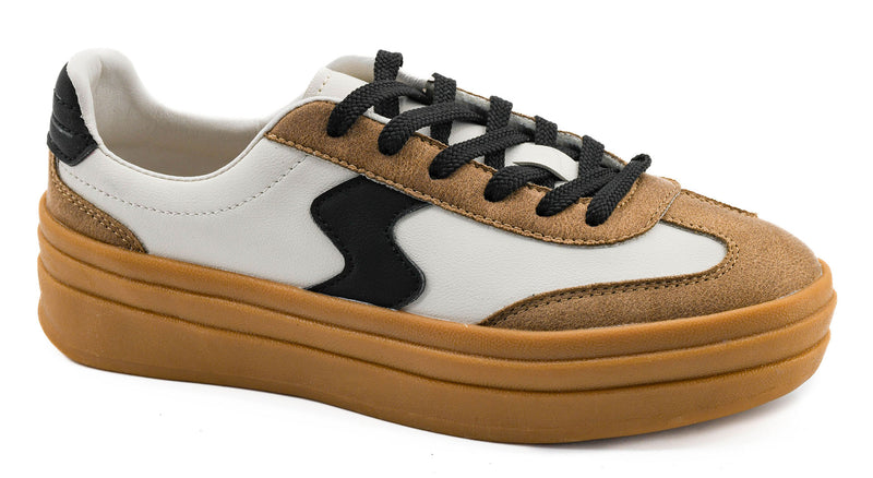 Corky's Tan Pop Off Sneakers