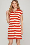 Sideline Stripes Dress