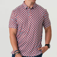 Burlebo - Texas Flag Performance Polo