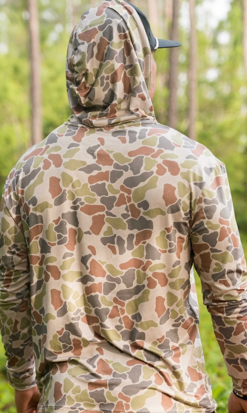 Performance Hoodie - Driftwood Camo