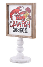 Crawfish Season Wood Stand