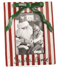 Ceramic Xmas Bow Frame