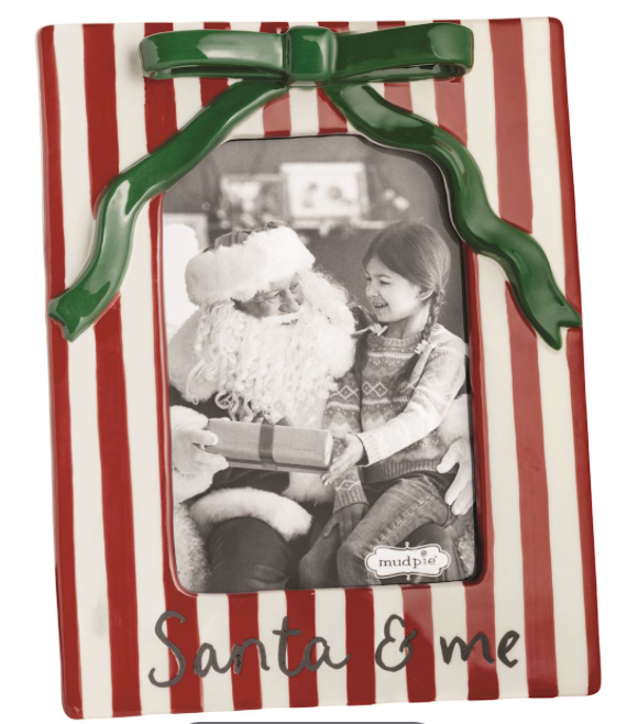 Ceramic Xmas Bow Frame