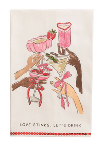 Valentine's Sequin Towels