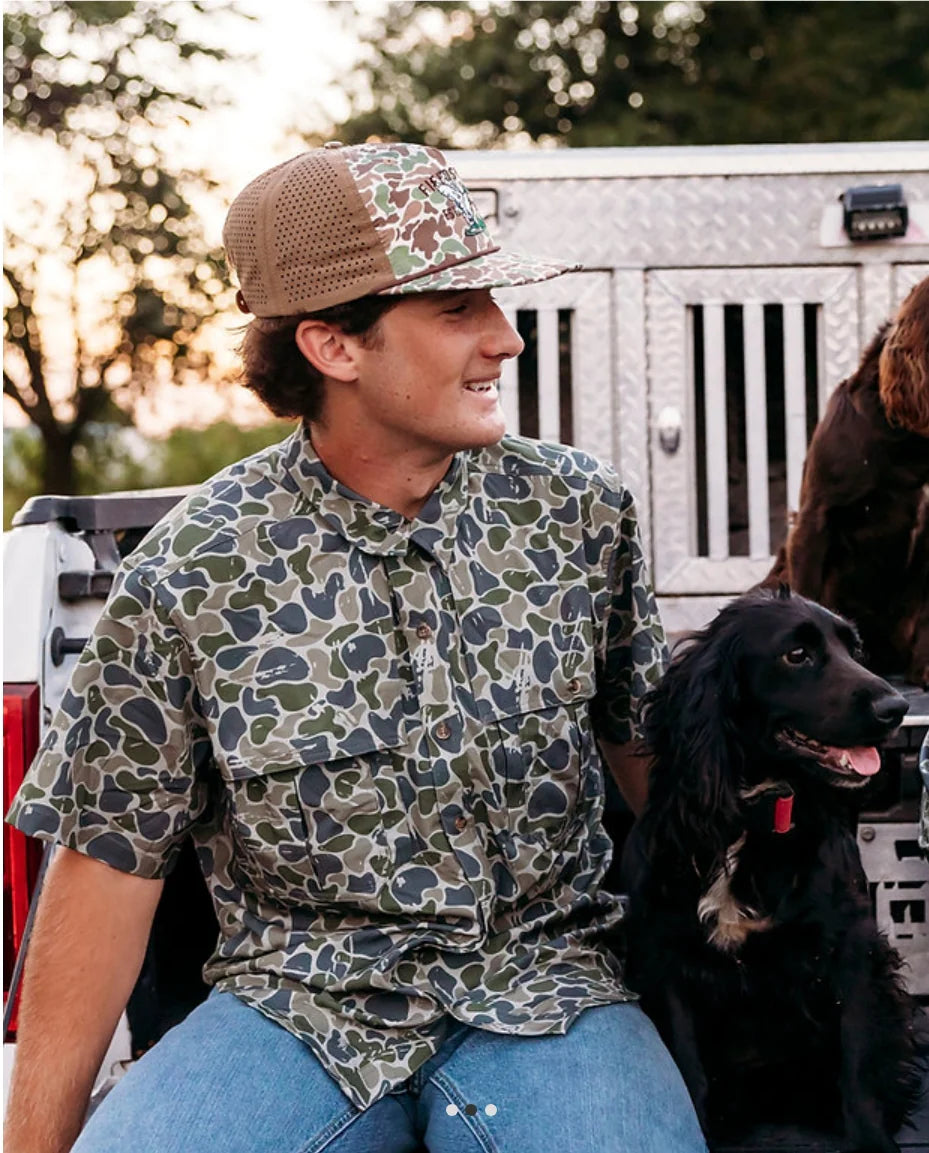 FIELDSTONE 634 Backwoods Camo Button-down