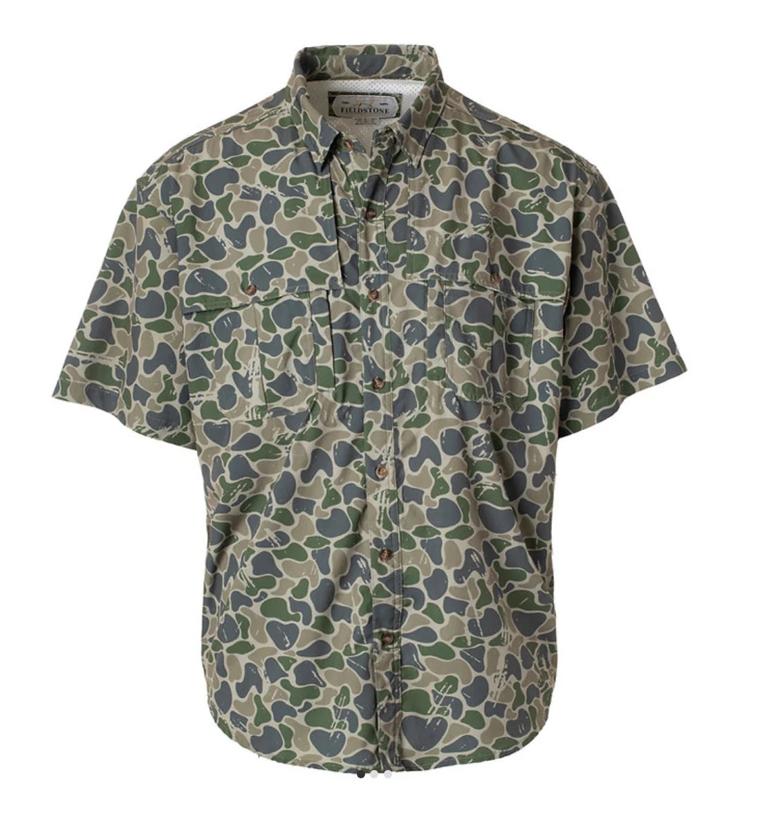 FIELDSTONE 634 Backwoods Camo Button-down