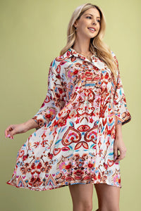 Red Remix Dress