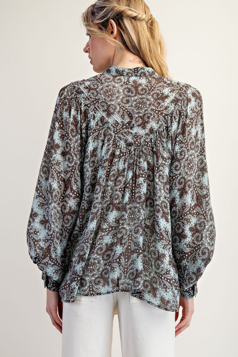 Floral Burst Top
